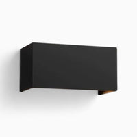Lustre Exterieur Cube Noir Noir
