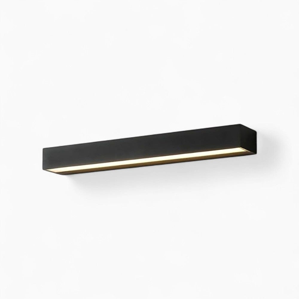 Lustre Exterieur Grande Barre Noir Noir