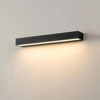 Lustre Exterieur Grande Barre Noir Noir
