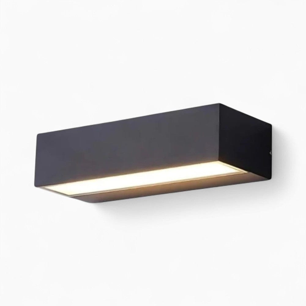 Lustre Exterieur Petit Barre Noir noir