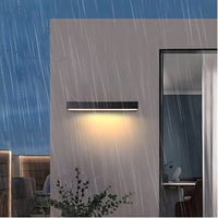 Lustre Exterieur Petit Barre Noir noir