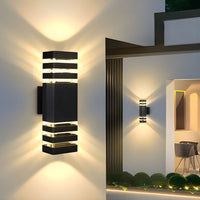 Lustre Exterieur Rectangle Noir Noir