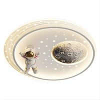 Lustre Lune Enfant Blanc