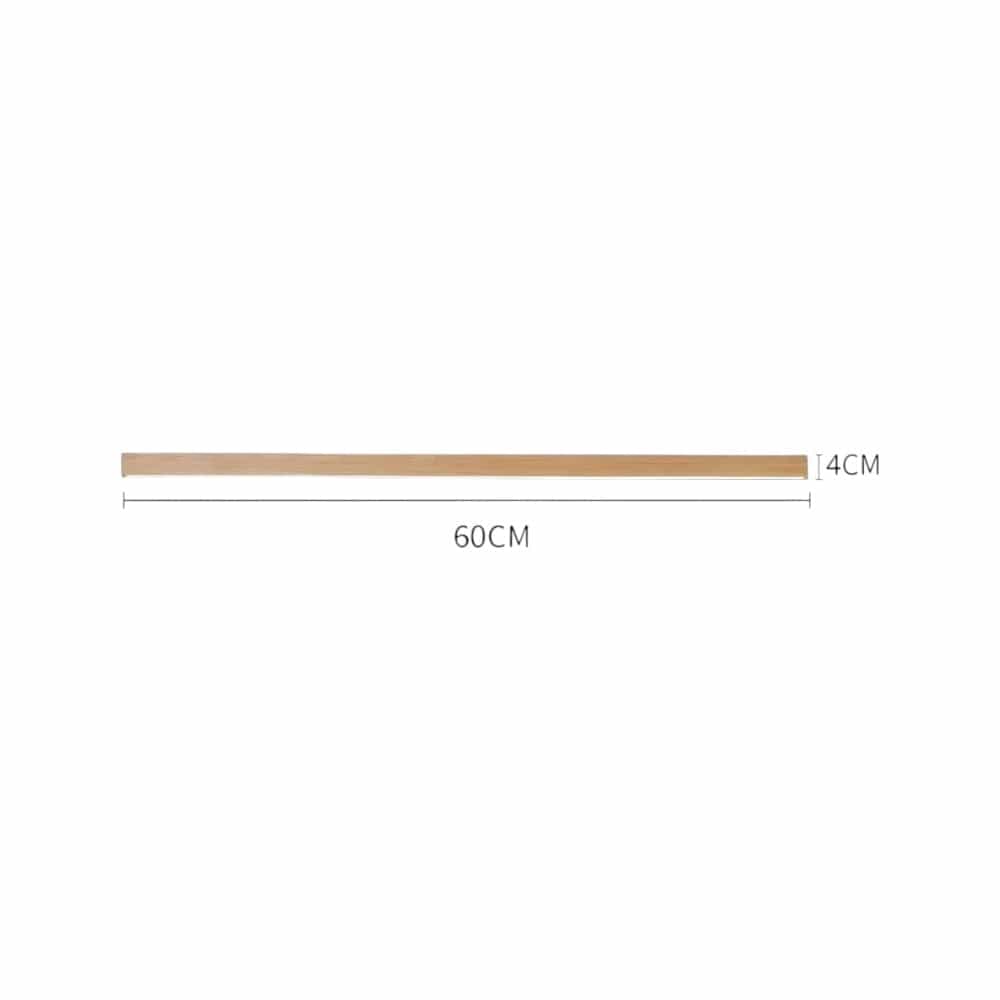 Lustre Moderne Barre Bois claire Beige