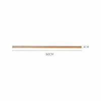 Lustre Moderne Barre Bois claire Beige