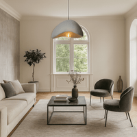 Lustre Salon Arrondi Gris Gris