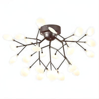 Lustre Salon Branche Noir Noir