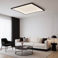 Lustre Salon Carre Noir Noir