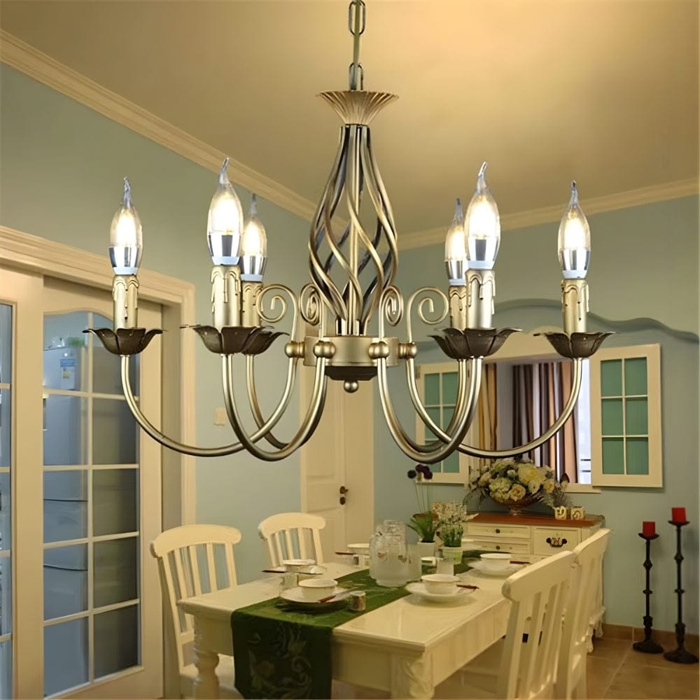 Lustre Salon Chandelier Dorée