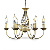 Lustre Salon Chandelier Dorée