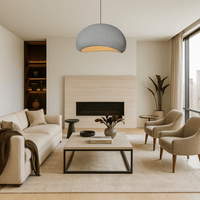Lustre Salon Coque Gris Gris