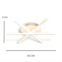 Lustre Salon Etoile Blanc Blanc