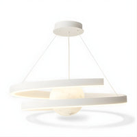 Lustre Salon Lune Blanche Blanc
