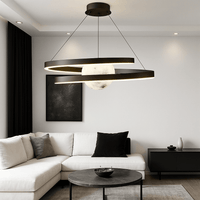 Lustre Salon Lune Noir Noir