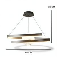 Lustre Salon Lune Noir Noir