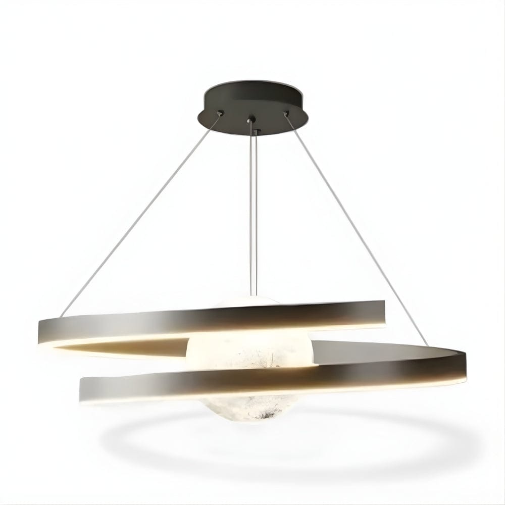Lustre Salon Lune Noir Noir