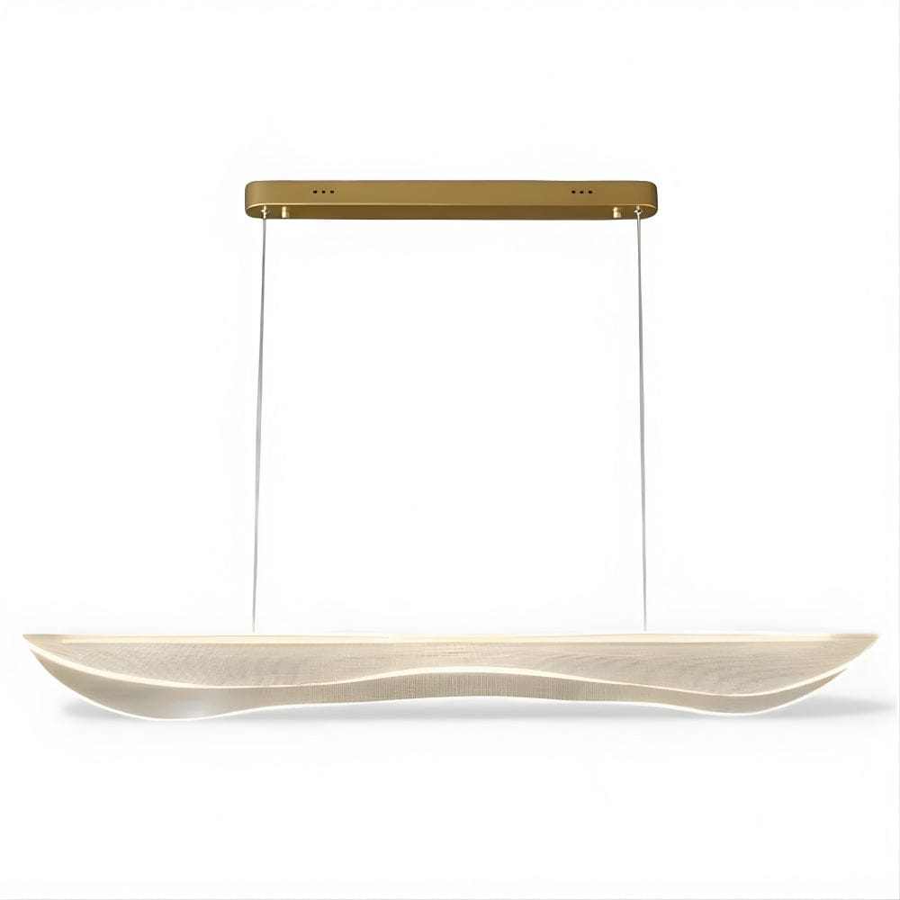 Lustre Salon Moderne Flottant Beige