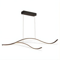 Lustre Salon Ruban Noir Noir