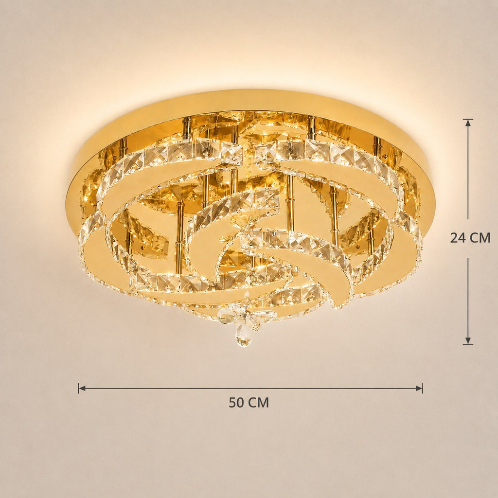 Lustre Salle de bain Couronne - dimensions 50x24 cm