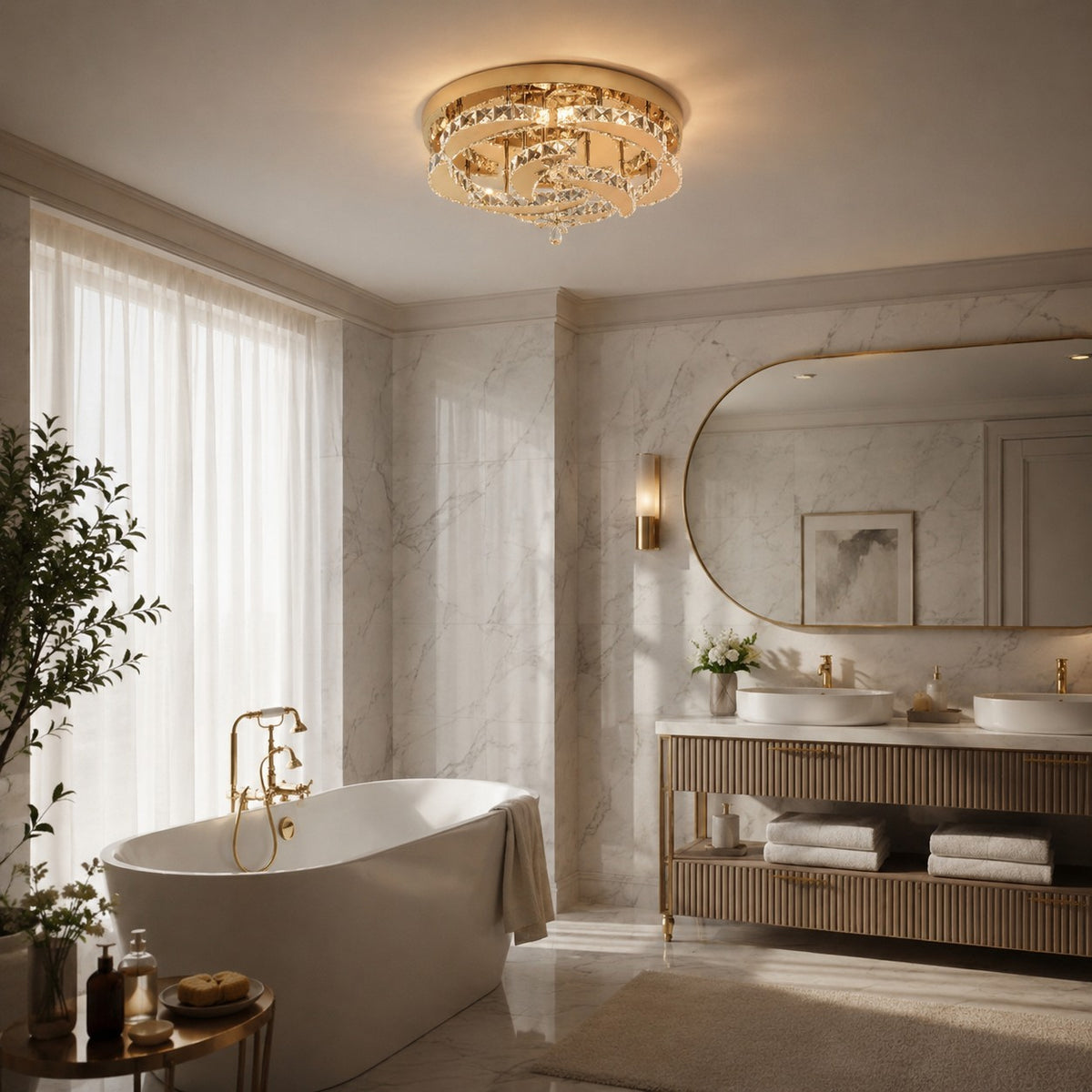 Lustre Salle de bain Couronne - ambiance
