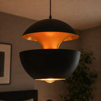 Lustre Chambre Sphere Noir - vue rapprochee